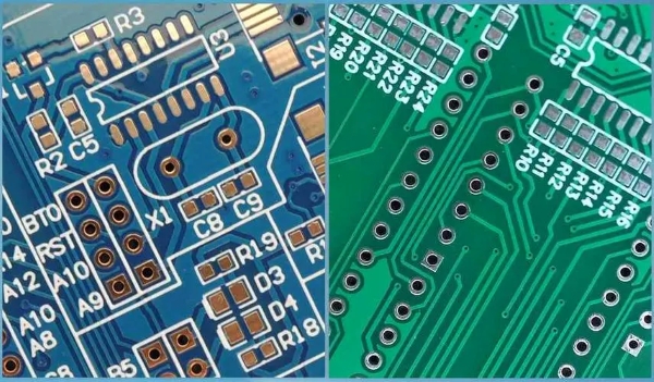 PCB板通孔焊盘图示